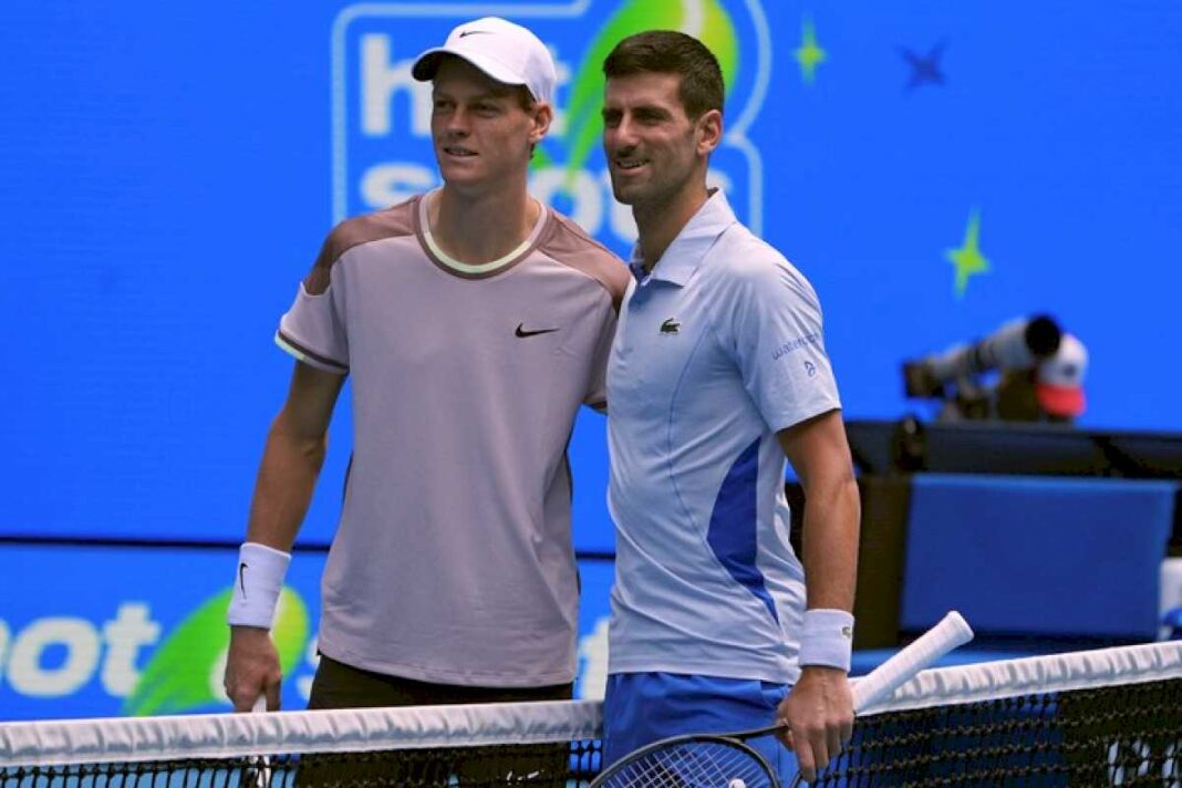 australian-open:-novak-djokovic-sufre-ante-jannik-sinner-en-semifinales-del-primer-grande-del-ano