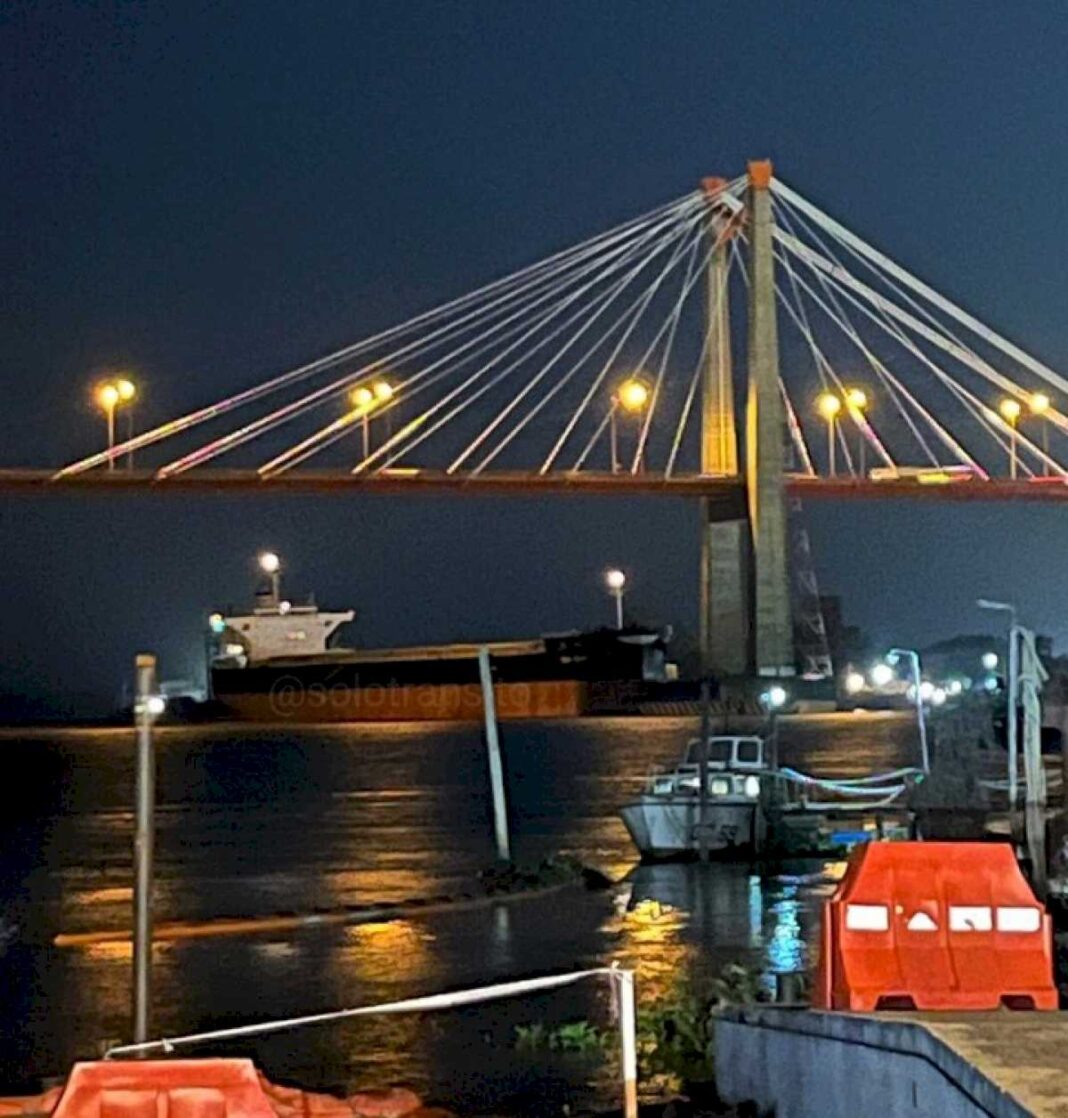 un-barco-carguero-con-bandera-de-liberia-choco-contra-el-puente-zarate-brazo-largo