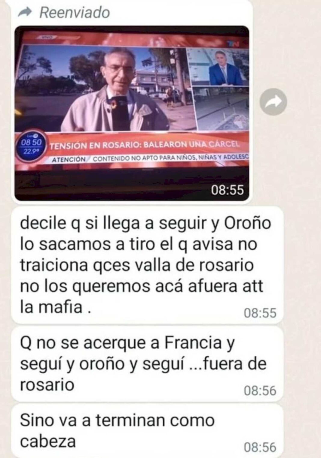 violencia-en-rosario:-liberaron-al-acusado-de-amenazar-de-muerte-al-periodista-nelson-castro