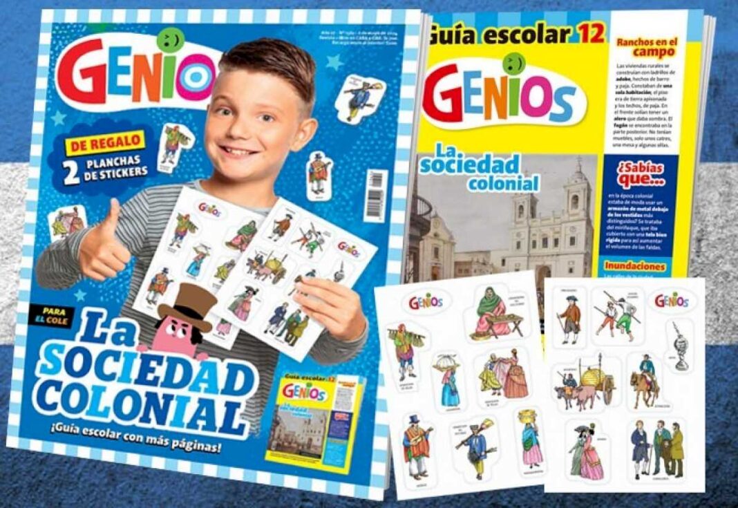 con-ediciones-especiales,-stickers-y-figuritas,-la-revista-genios-les-explica-a-los-chicos-el-25-de-mayo